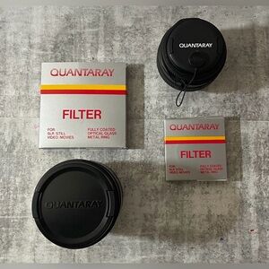 Quantaray Autofocus/Manualfocus Camera Lenses In Good Condition. $20